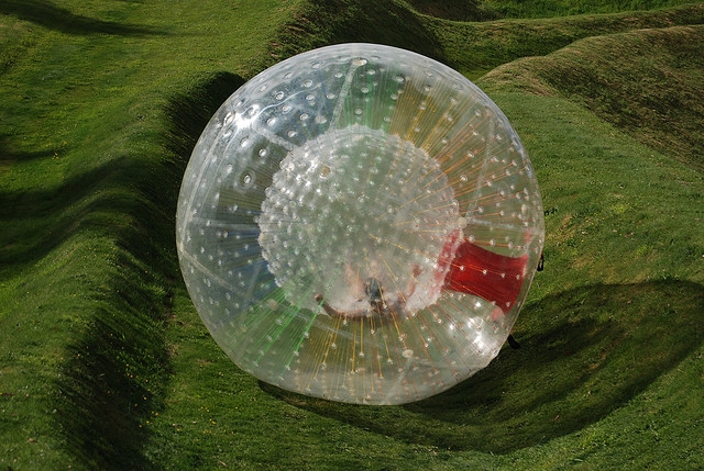  Zorbing for large groups 